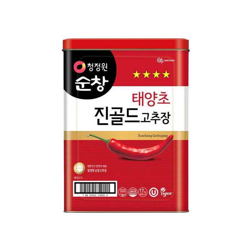 CHUNGJUNGONE Sunchang Chilipaste Jin Gold 17kg