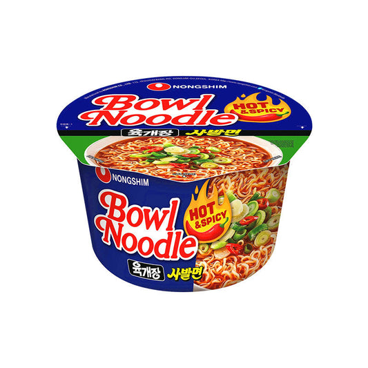 NONGSHIM Yukgejang Sabalmyun Instant Cup Nudeln Hot & Spicy 100g – Die feurige Nudelsuppe aus Korea