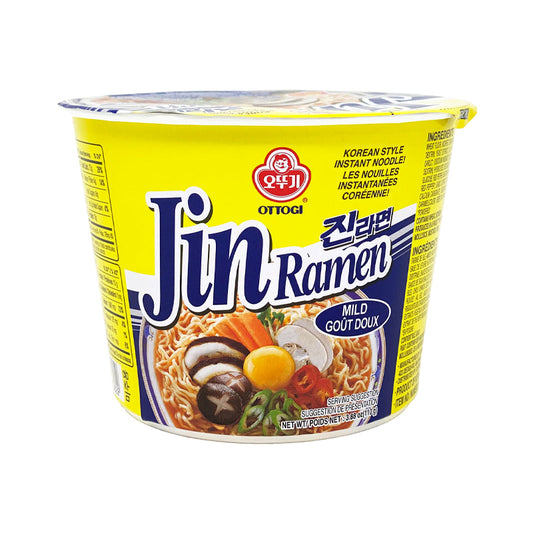 OTTOGI Jin Ramen Big Cup Mild – Korean Instant Noodles 110g