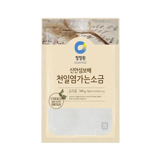 CJO Shinan Sonnensalz 500g – Natürliches Meersalz aus Korea für die gesunde Küche