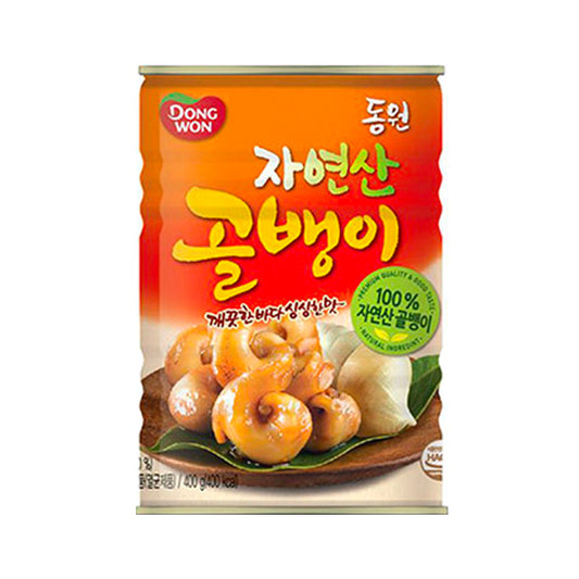 DONGWON Golbaengi (Wellhornschnecken – Dose) 400g: Koreanische Meeresdelikatesse für Zuhause
