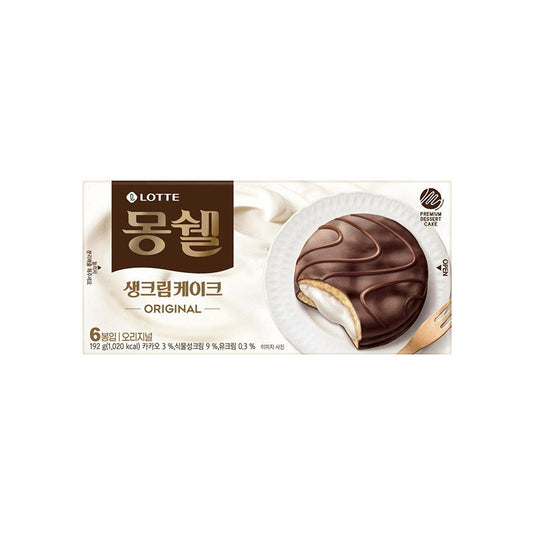 LOTTE Moncher Cream Cake (32g x 6)