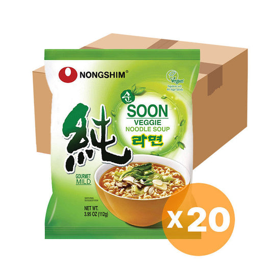 NONGSHIM Instant Soon Veggie Ramyun 112g x 20 stk