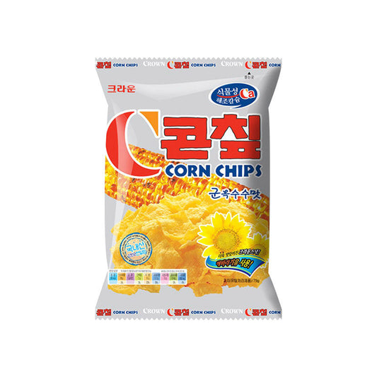 CROWN Mais Chips Original – Koreanischer Snack, 70g