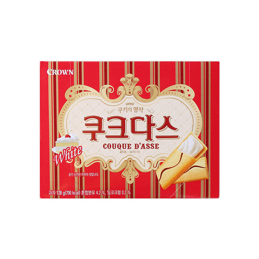 Koreanischer Genuss in Keksform: Crown Couque D'Ass White Original 128g