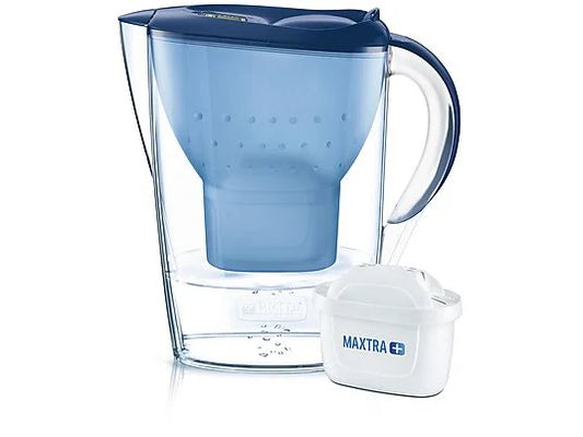 BRITA Marella Wasserfilterkanne Blau 2,4 l mit MAXTRA PRO Filter