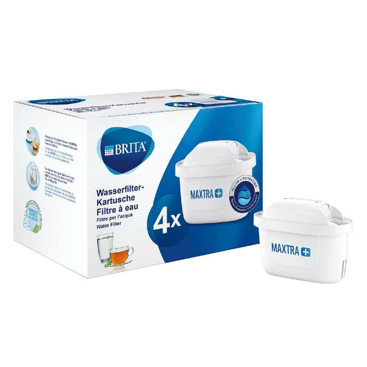 BRITA Maxtra+ Filterkartuschen – 4er-Pack Wasserfilter für Brita-Kanne