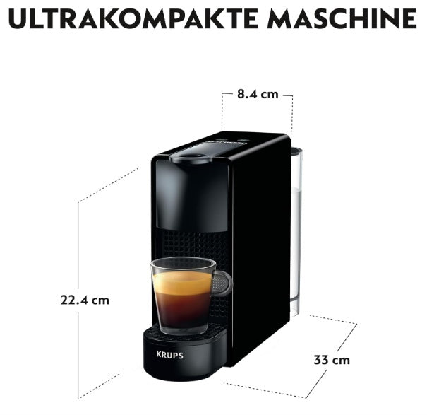 Krups Nespresso Essenza Mini XN1108.21 Kapselmaschine – Schwarz