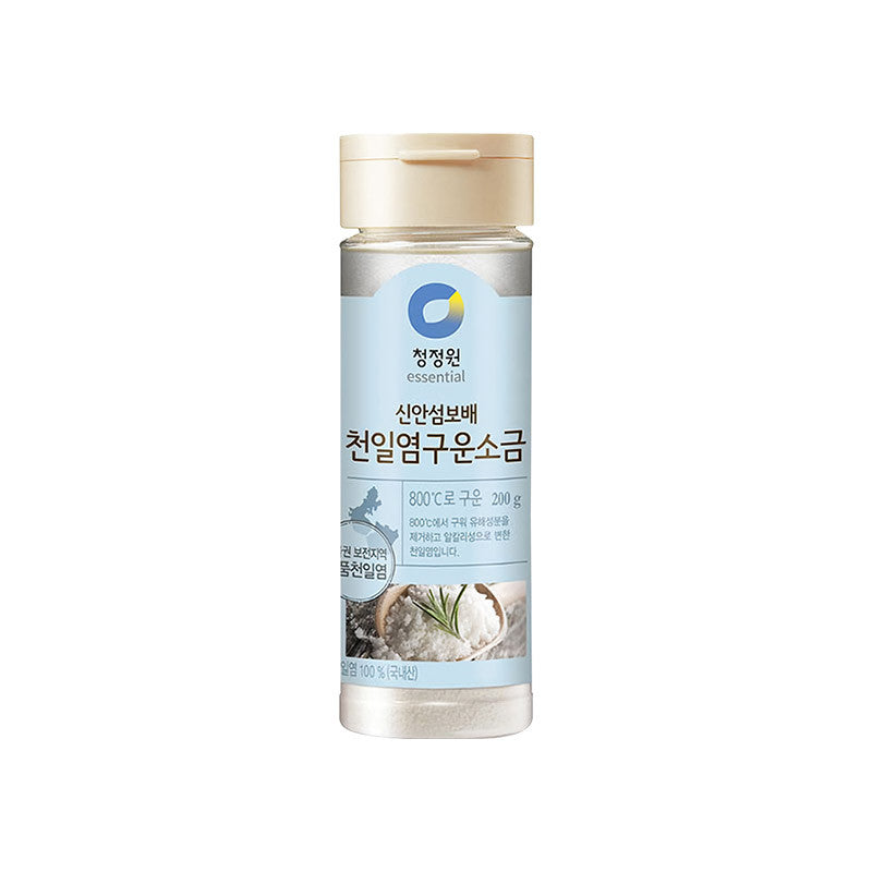 CHUNGJUNGONE Pure Solar Sea Salt (Alkali Roasted) 200g