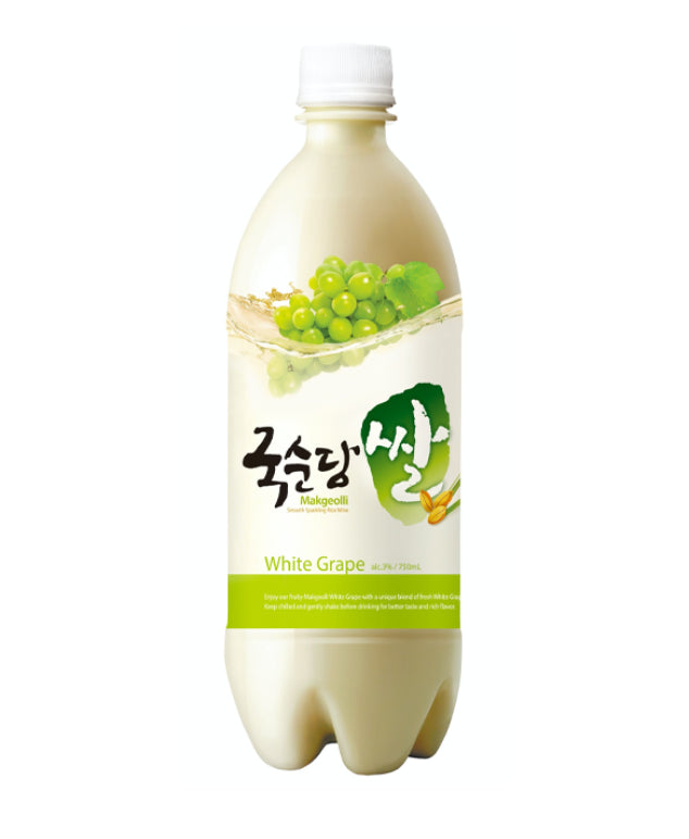 KOOKSOONDANG Makgeolli (Koreanischer Reiswein) – Weiße Traube 3% 750ml