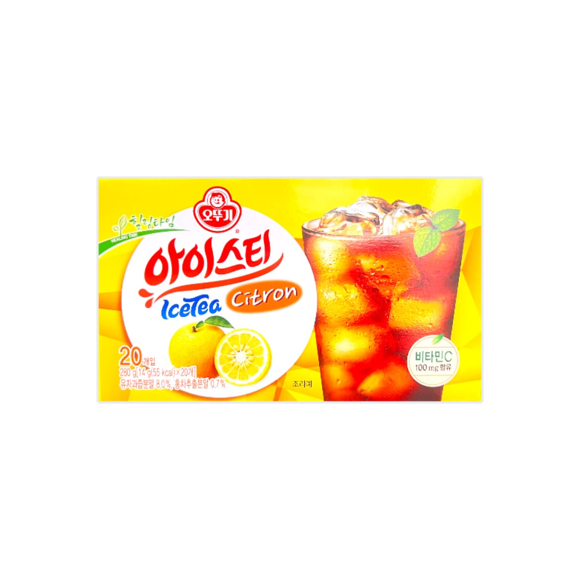 OTTOGI Iced Tea Yuzu Pulver 14g x 20 Beutel