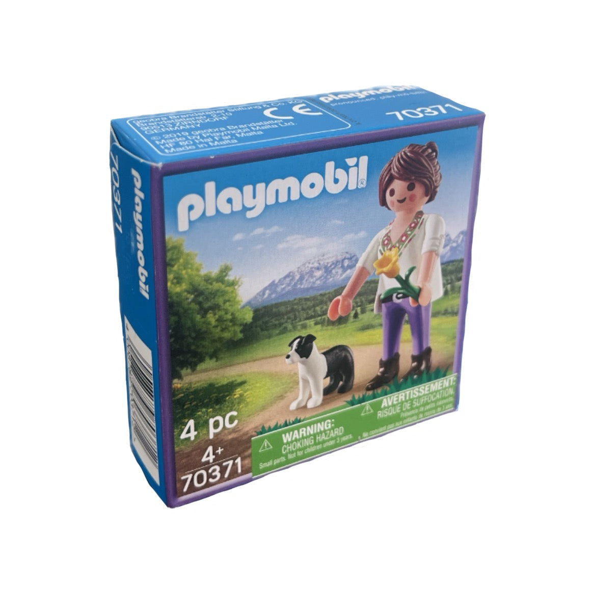 Playmobil 70371 – Woman with Dog & Flower – Milka Limited Edition playset for kids