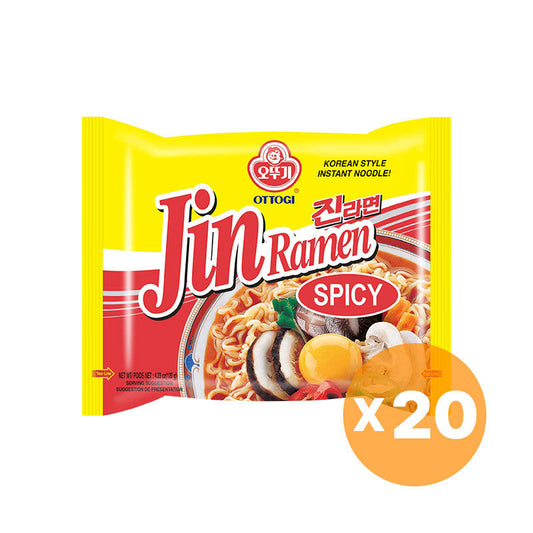 OTTOGI Jin Ramen Spicy 120g x 20 Stück
