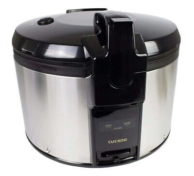 Cuckoo SR-4600 Gastro Reiskocher Edelstahl, Schwarz