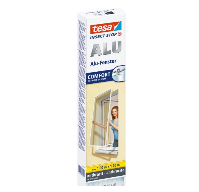 TESA Insect Stop Insektenschutzfenster Alu Comfort 