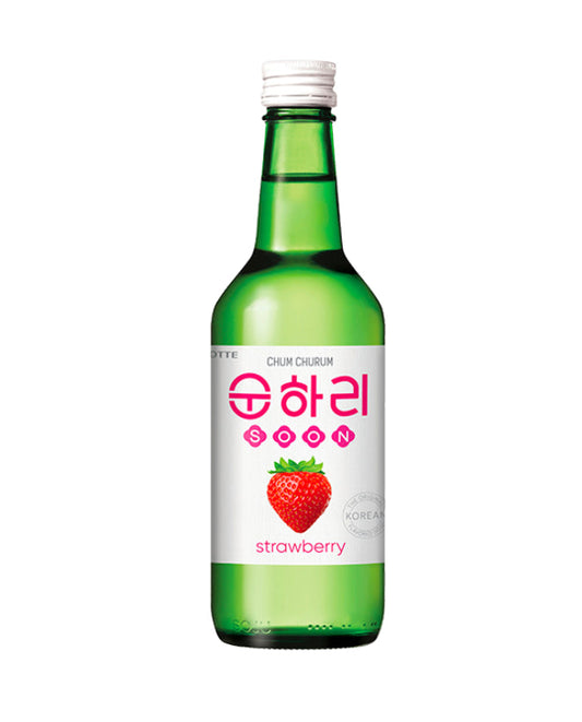 LOTTE Chumchurum Sunhari 12 % – Erdbeere 350ml: Fruchtiger Soju-Genuss aus Korea