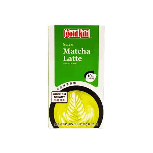 GOLD KILI Matcha Latte, Instant, Matcha Latte 10 x 25g, 250g