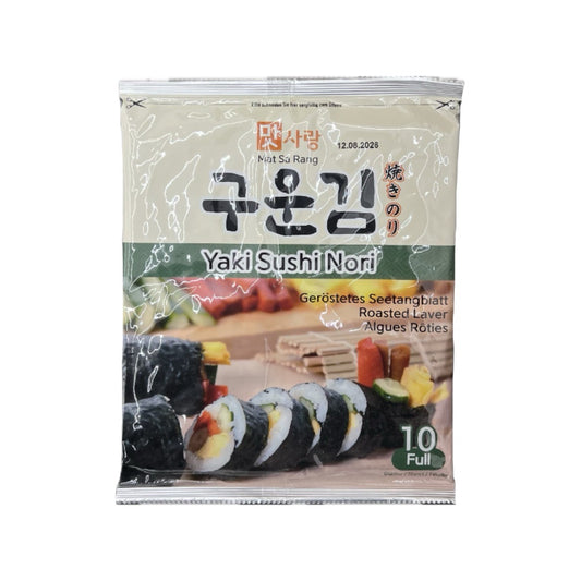 MATSARANG gerösteter Seetang für Gimbap - 10 Blätter (23g)