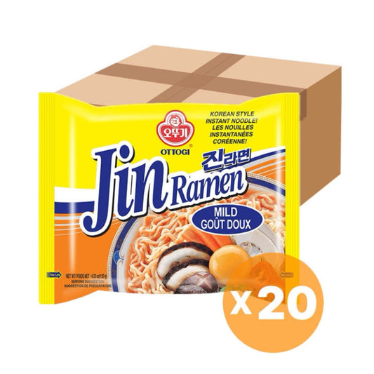 OTTOGI Jin Ramen Mild 120g x 20 Stück 