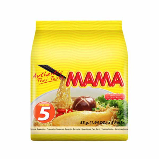 MAMA Instant Nudeln mit Hühnergeschmack (55g x 5packs)
