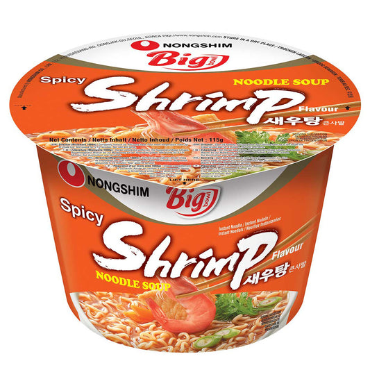 Nongshim Shrimp Flavor Ramyun Big Cup 115g