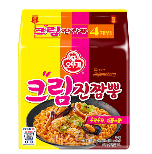 OTTOGI Cream Jin Jjambbong [Bündel] 4 x 130g