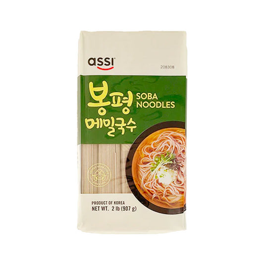 ASSI Bongpyung Memil Guksu - Getrocknete Buchweizennudeln - Dünn 907g