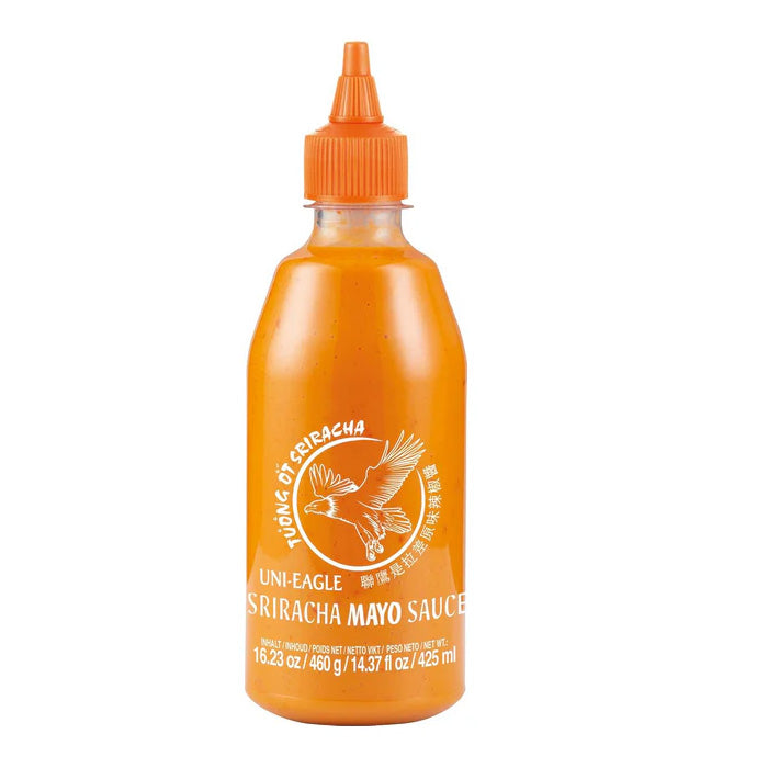 UNI-EAGLE Sriracha Mayo -Creme mit köstlichen Chilis – 460 g