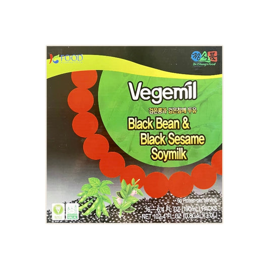 CHUNG'S FOOD Vegemil Schwarze Bohnen & Sesam Sojadrink 190mlx16