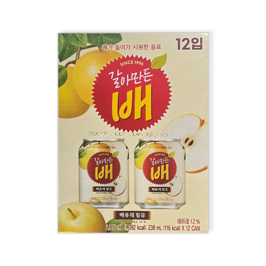 HAITAI Crushed-Birnen Saft 238ml, 12er Pack