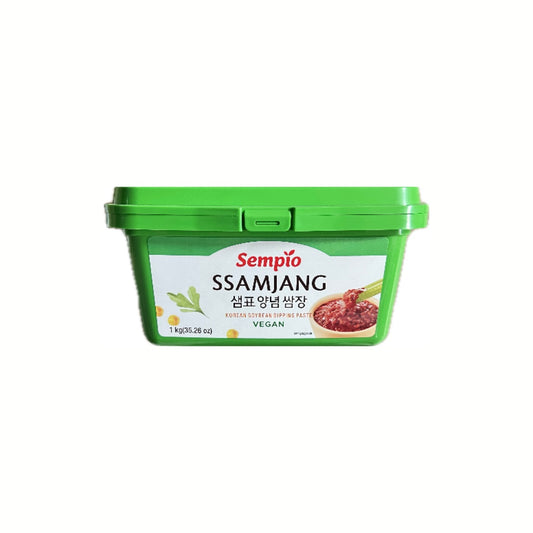 Authentische koreanische Ssamjang-Würzpaste von Sempio (1 kg) – tief würzig, süß-scharf, ideal zum Dippen, Marinieren und Kochen.