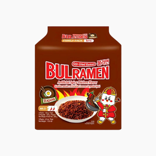 BULRAMEN Jjajang Instant Noodles multipack with black bean seasoning