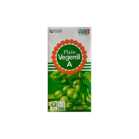 CHUNG'S FOOD Vegemil A Sojamilch 190ml – Pflanzliche Sojamilch aus Korea