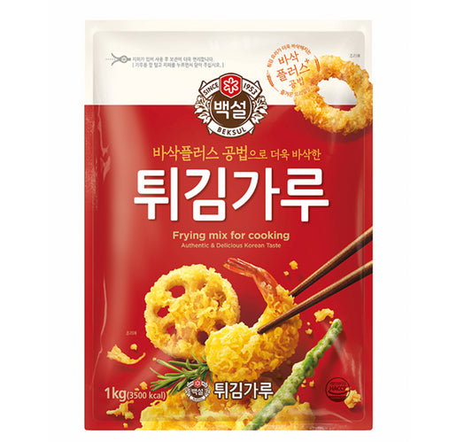 CJ BEKSUL Tempura Mix 1kg – crispy tempura batter for vegetables and seafood