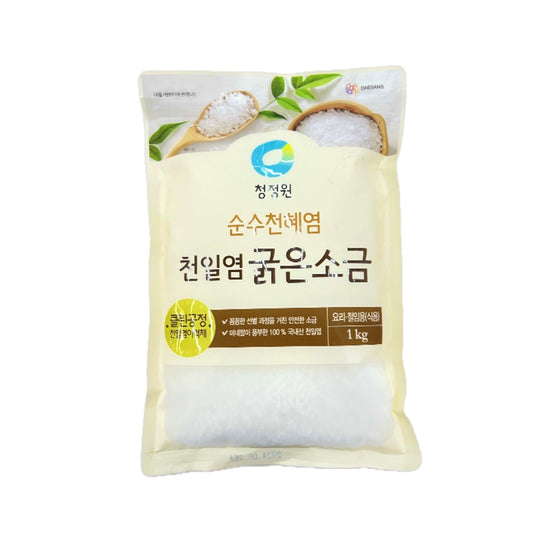 CJO Meersalz grob 1kg – Cheongjeongwon reines Natur-Salz