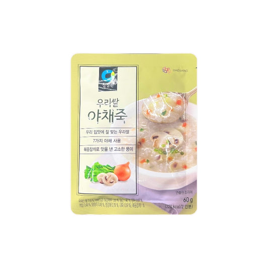 CJO Vegetable Rice Porridge 60g – schnelles, leckeres und gesundes Gericht