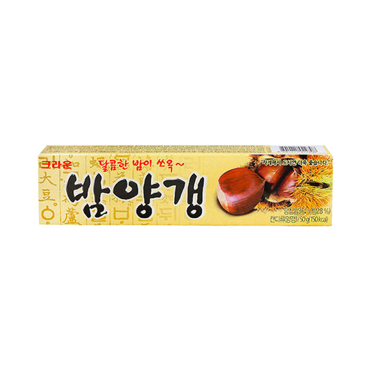 CROWN Chestnut Jelly 50g Korean Chestnut Flavored Soft Candy
