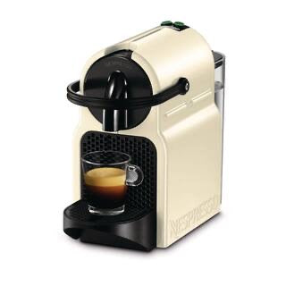 DeLonghi Nespresso Inissia EN80.CW coffee capsule machine, compact white model with 0.7L tank