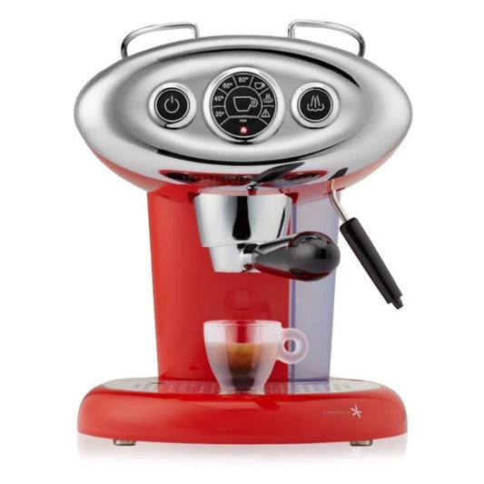 ILLY X7.1 Rot Iperespresso Espresso Machine with Milk Frother and 1L Water Tank