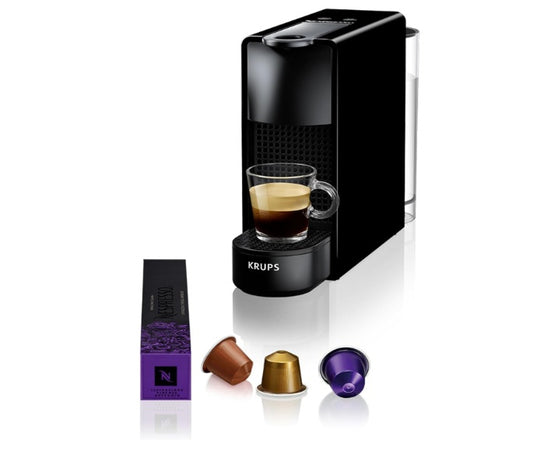Krups Nespresso Essenza Mini XN1108.21 – compact capsule coffee machine with 19-bar pressure, black