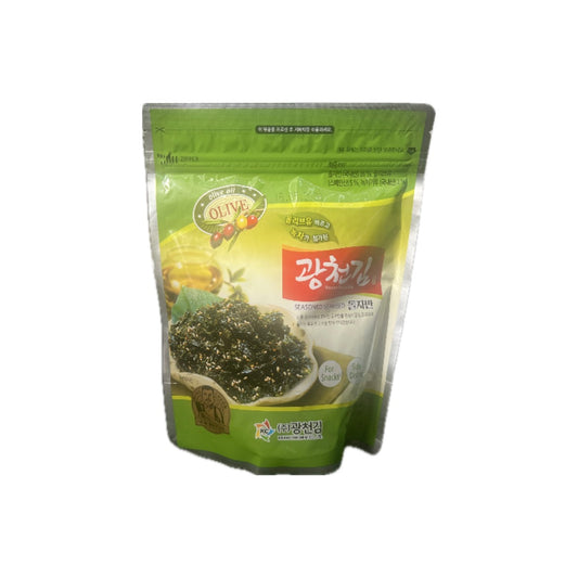 Kwangcheon Nori with Olive Oil and Green Tea, 70g – Korean Seaweed Snack