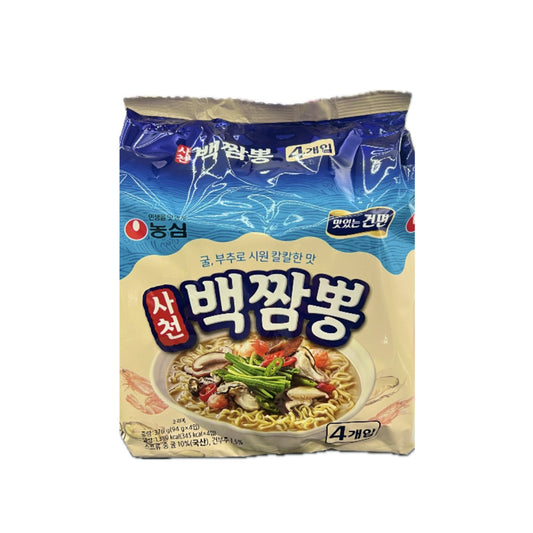 NONGSHIM Sacheon Baek Jjamppong Instant-Nudeln 94g x 4, pikant und aromatisch