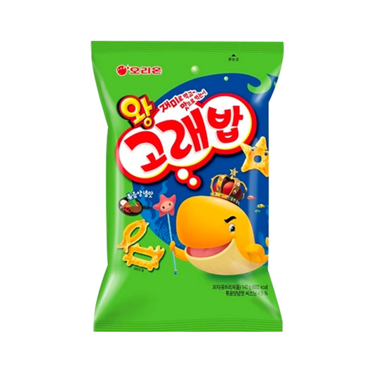 ORION Goraebab mini fish-shaped crackers from Korea with shrimp flavor