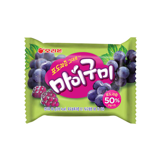 ORION My Gumi Grape 66g – Soft grape-flavored gummy candy from Korea