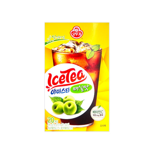 OTTOGI Iced Tea Pflaume – 14g x 20 Stück – Erfrischendes Pulvergetränk aus Korea