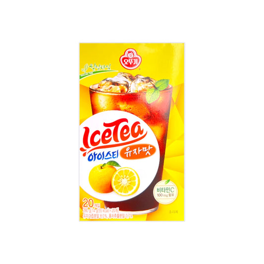 OTTOGI Iced Tea Yuzu powder 14g x 20 sticks refreshing citrus flavored drink mix