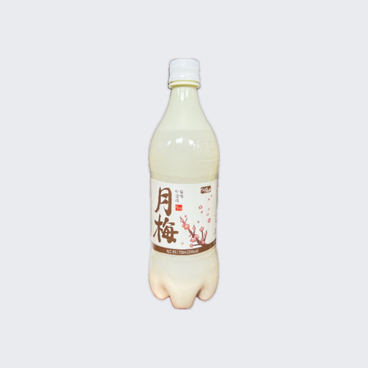 SEOUL-JANGSU Wolmae Makgeolli 6% Korean rice wine bottle