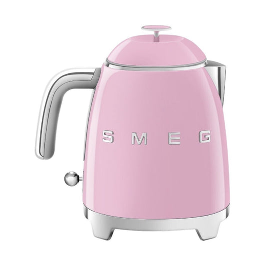 Smeg KLF05PKEU Pink Electric Kettle 0.8L Stainless Steel with Filter - 8017709302214