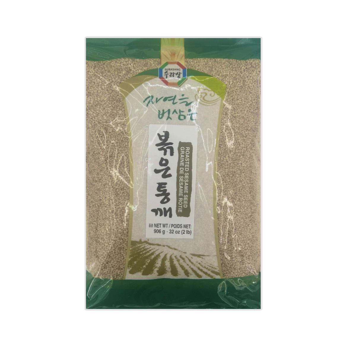 Surasang roasted sesame 906 g – premium Korean sesame for cooking, baking, and topping