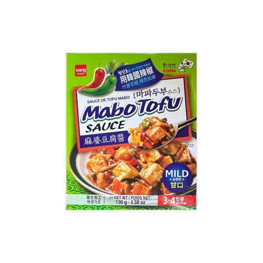 Wang Mabo Tofu Sauce 130g Mild – authentic Korean-Chinese style sauce for making delicious mapo tofu at home